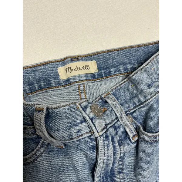 Madewell The Perfect Vintage Jeans Womens 24 HighRise Straight Distressed DM5592 - Image 3