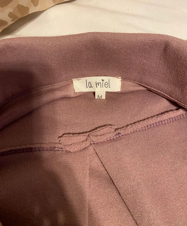 mauve purple fleece jacket - Image 3