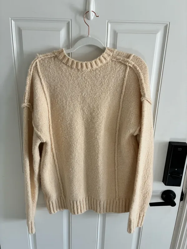 Shop Stevie Boutique Sweater Tan - Image 2