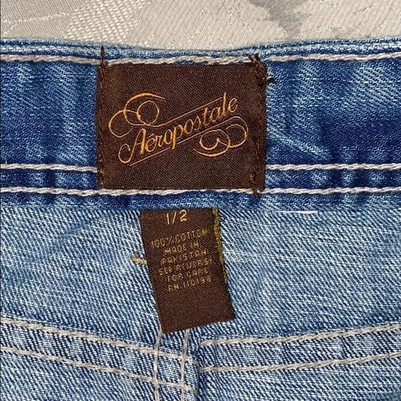 5/$30 🎈 Aeropostale y2k mini denim skirt size 1/2 - Image 4