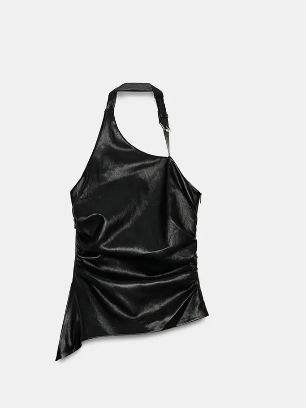 Zara buckled halter top - Image 3