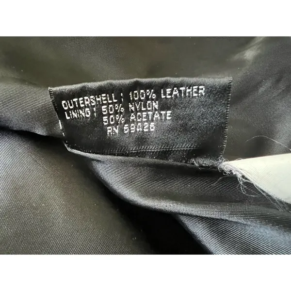 Wilson’s Suede Leather Black Bolero‎ Style Jacket Snap Front Small Motorcycle - Image 7