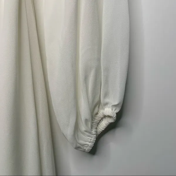 Show Me Your MuMu White Jocelyn Maxi Dress Size Small - Image 10
