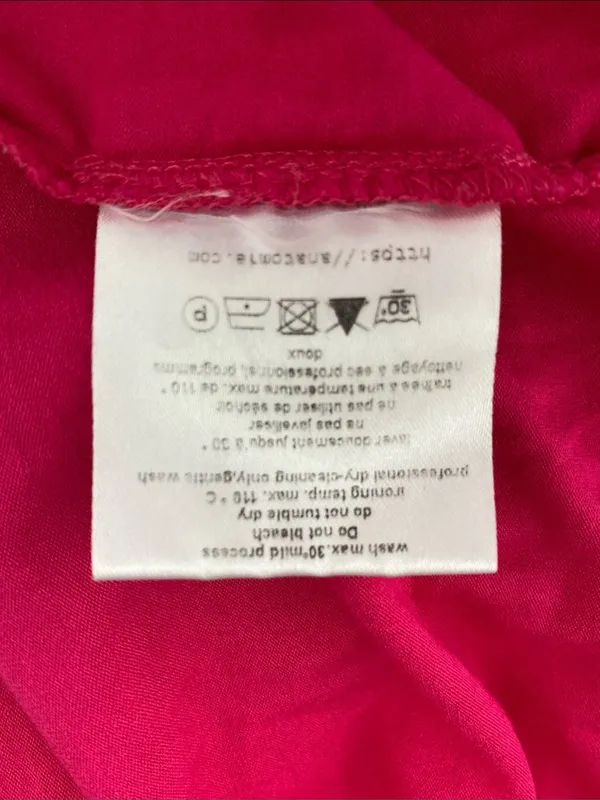 Anatomie Relaxed Made in Italy Tank T-Shirt Pink Size XL - Image 6