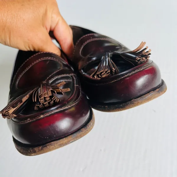 Bottega Veneta‎ Sz 35.5 Merlot Astaire Calfskin Leather Slip On Loafer Shoes - Image 4