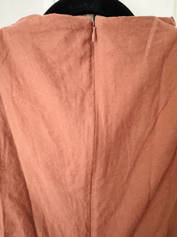 Anthropologie The Maya Ruched Cowl-Neck Linen Blend Mini Dress, Size XL - Image 11