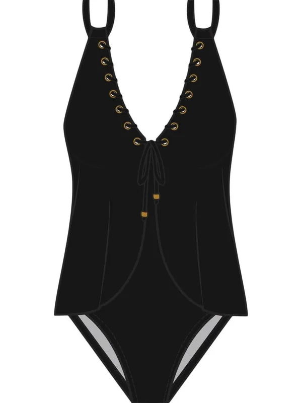Magicsuit Womens Hoops Parisa Soft Cup One Piece Swimsuit 0400022787906 Black 8 - Image 11