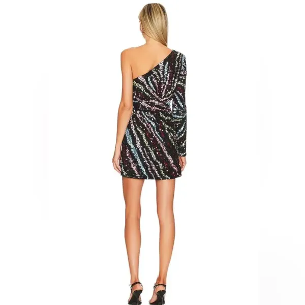 SHOW ME‎ YOUR MUMU Shimmy Mini Dress in Starburst Sequins NWT size XS Party - Image 2