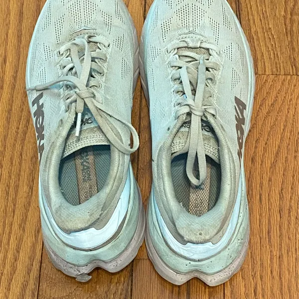 Women's Hoka One One Mach 4 Everyday Training Shoes Blue Gray Size 9.5B‎ 9.5 - Image 3