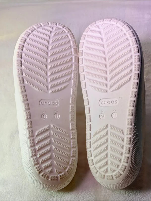 CROCS Classic Dual-Strap White Slide - Image 9