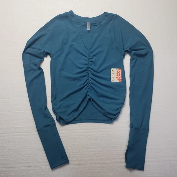 Free People Movement Women's Tempo Long Sleeve in Celestial Blue size L NWT - Image 5