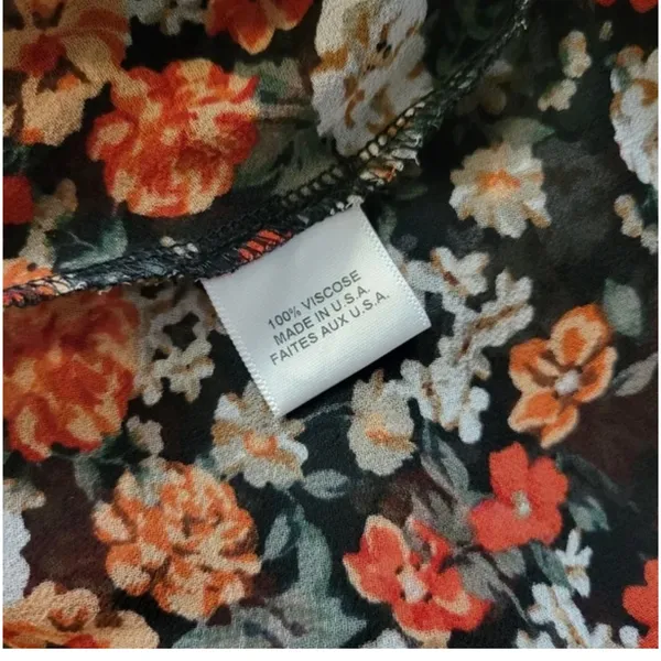 MISA Los Angeles Miss Rizou Safari floral ruffle mini dress . S - Image 11