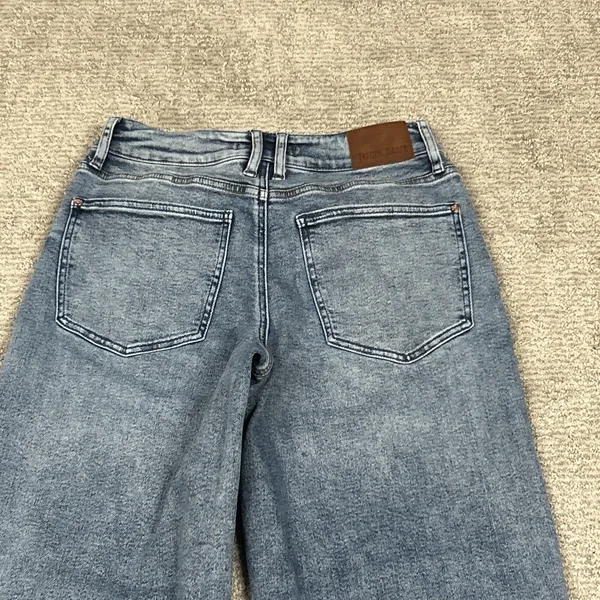 Judy Blue Jeans Womens 3 26 Baggy High Rise Stretch Medium Wash Wide Leg 28x29 - Image 7