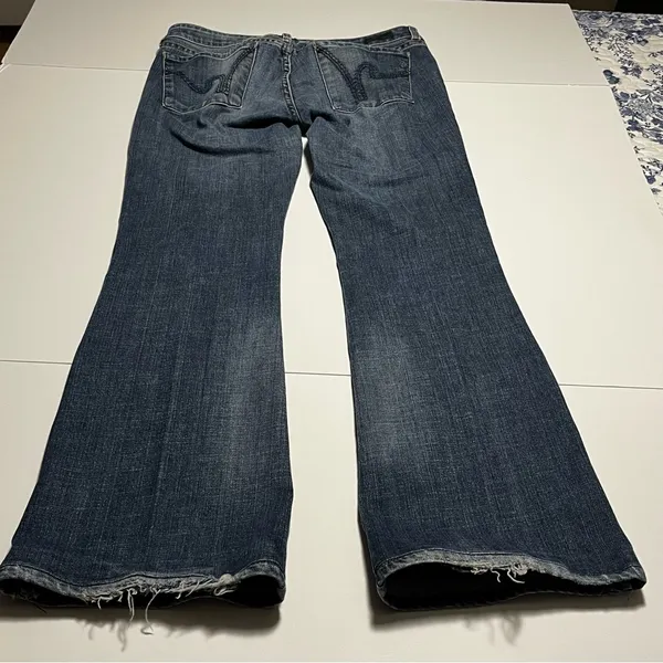 Citizens of‎ Humanity Lily 126 Womens 30 Blue Denim Slim Bootcut Jean Y2K *FLAW - Image 12