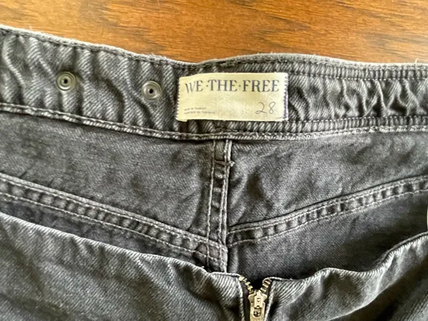 Free People Denim Mini Skort - Image 2