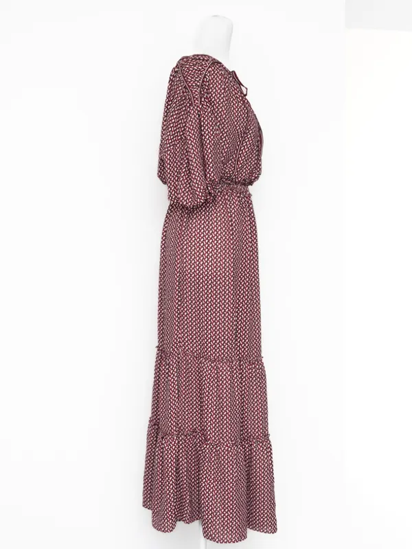 Max‎ Studio - London Printed Tiered Maxi Dress - Image 6