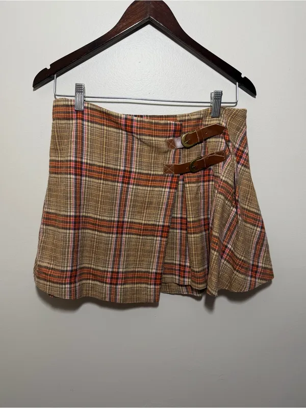 Free People Bali Tai Plaid Skirt - Image 2