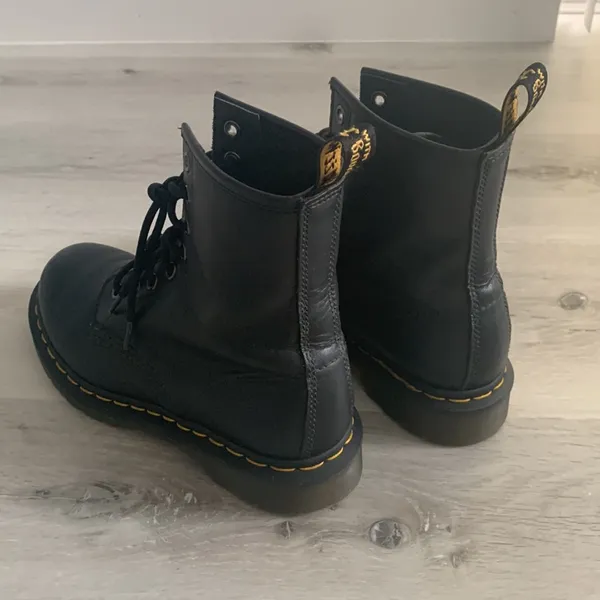 Dr. Martens 1460 Smooth Black Leather Boots - Image 7