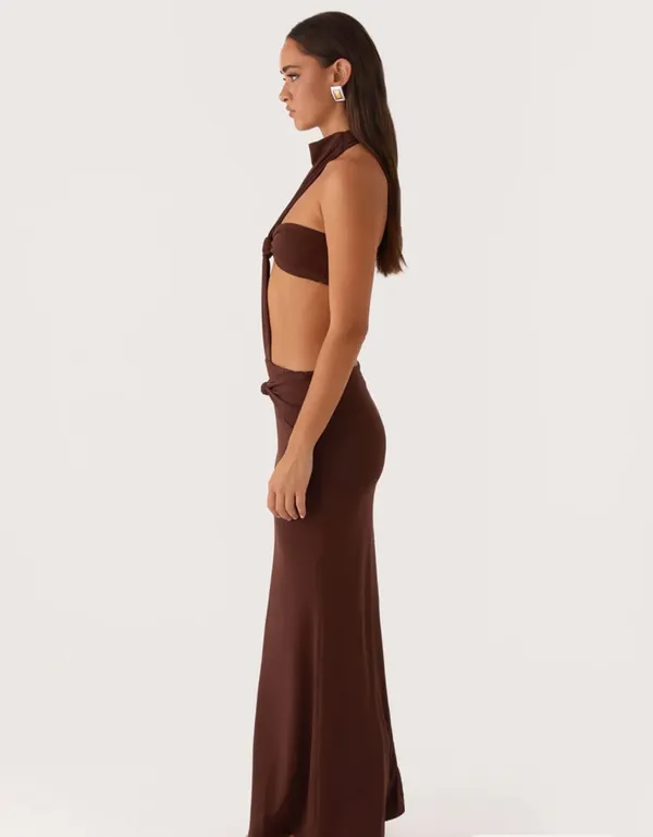 Peppermayo elinor brown maxi dress  - Image 2