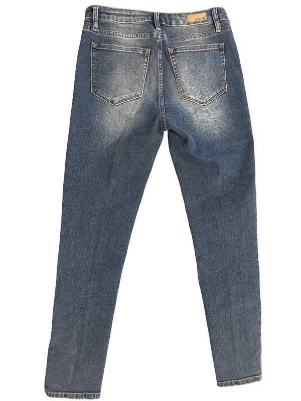 Miss Me Blue Studded Skinny Jeans - Image 2