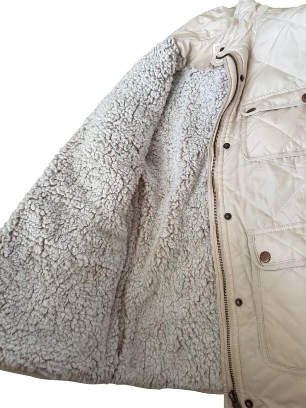 ALTARD STATE Champagne Quilted Lined Jacket Size Small NEW NWT - Image 3