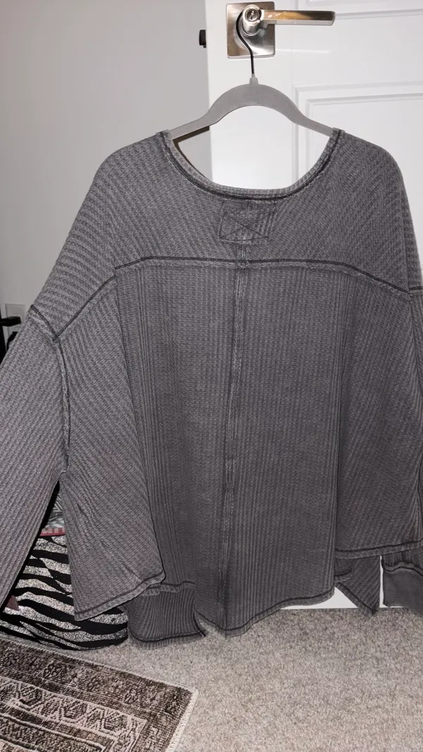Free People Knit Top Waffle - Image 5