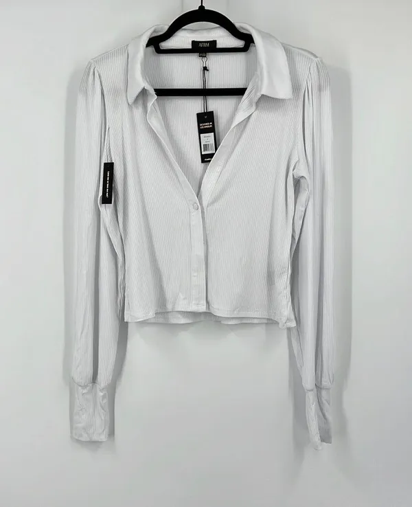 AFRM Santon Top in Blanc Small - Image 5