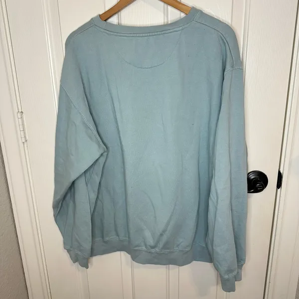 Beach Riot Beach Club Surf Spray Blue Oversized Crewneck Sweatshirt - Image 4