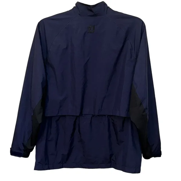 Women's DryJoys by FootJoy Vented Navy Rain Jacket Size Medium Golf‎ Windbreaker - Image 4