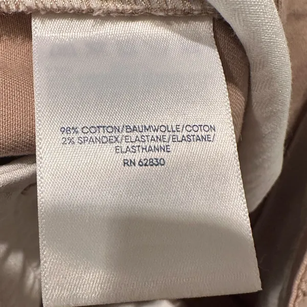 Lands End Women's Khaki Cotton Pants Sz 4 Interview Office Preppy‎ - Image 4
