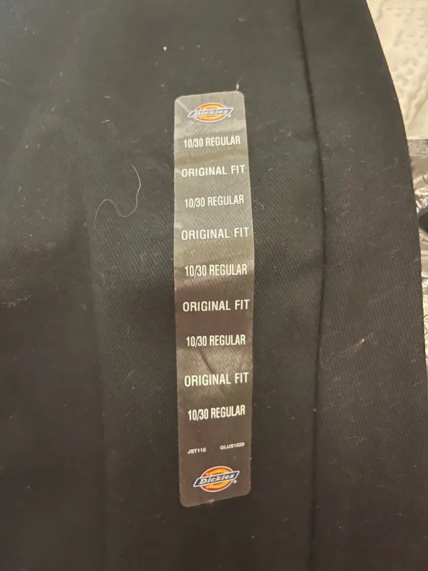 774F Flex Work Dickies Women’s Pants Straight Leg Black 10 - Image 2