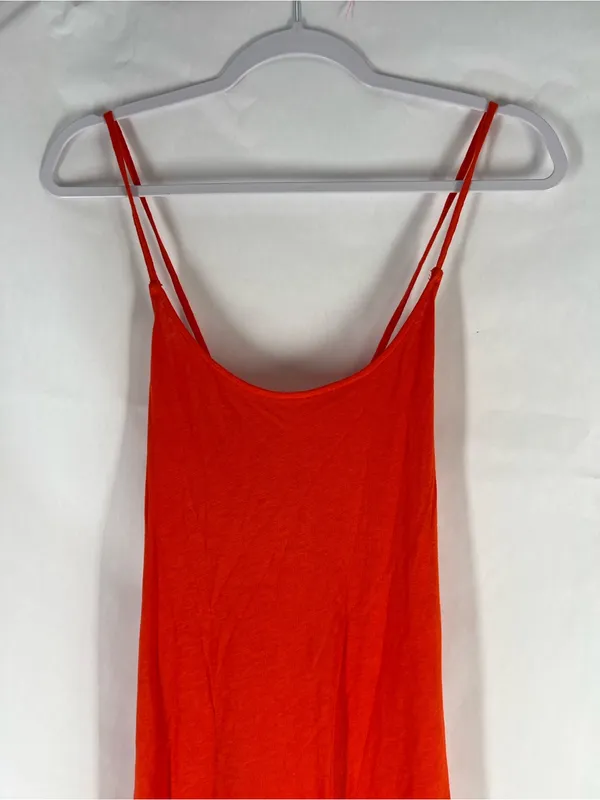 J.Crew Strappy Knit Midi Dress Size Small Orange - Image 3