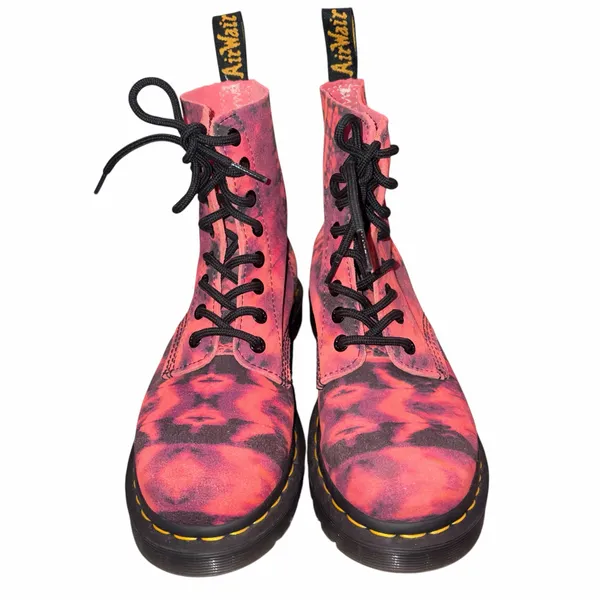 Dr. Marten’s 1460 Pascal Tie Dye Leather Lace Up Combat Boots 6 - Image 3