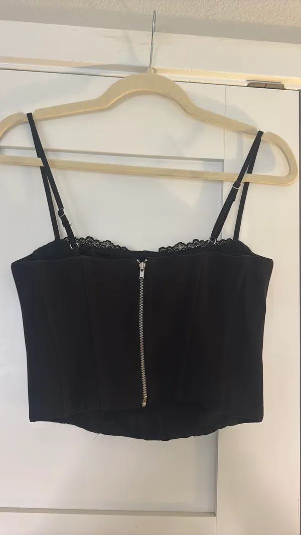 White Fox Corset Top Boutique Black - Image 3