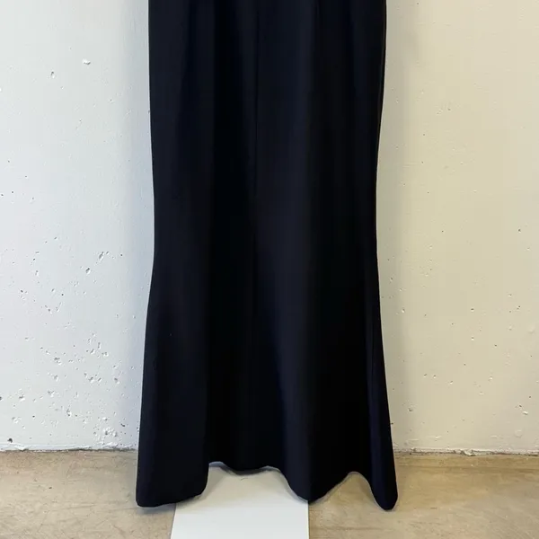 NWT JS Collections One-Shoulder Bow Gown for Cocktail Maxi Gown‎ Sz 8 Black - Image 2