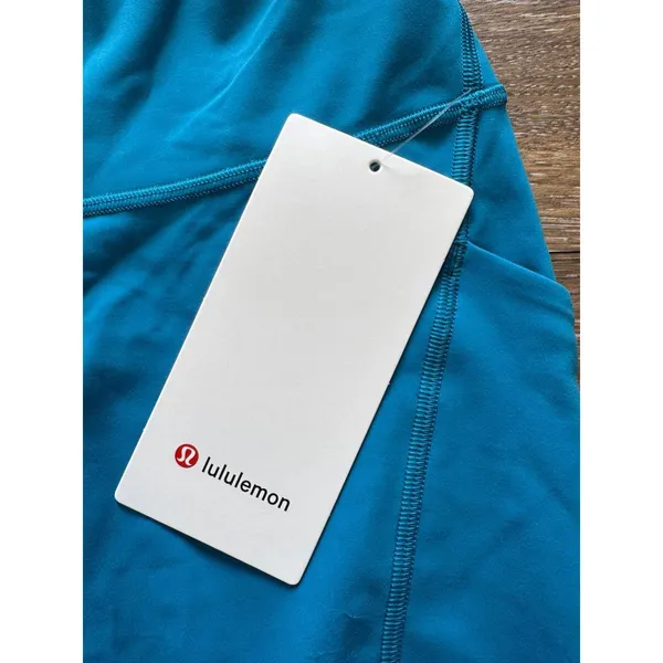 Lululemon Wunder Train With Pockets High Rise 25” Hawaiian Blue Size 6 NWT - Image 4