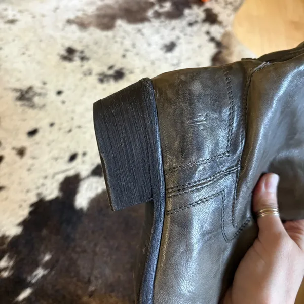 FRYE Carson Pull-On Tall Boots‎ Gray Size 8.5 - Image 6