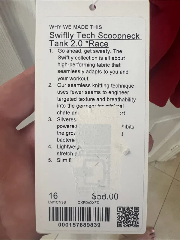Swiftly Tech Scoopneck Tank 2.0 Race Length - Image 4