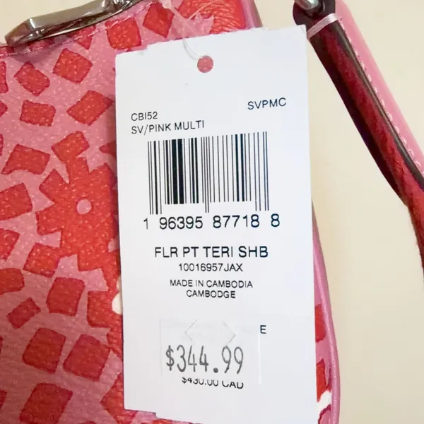 coach Teri Shoulder Bag With Floral Print cbi52 - Image 2