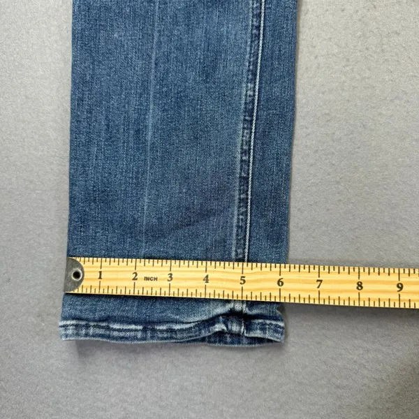 Mother‎ Denim High Rise Straight Leg Blue Jeans Medium Wash Size 28 USA Made - Image 9
