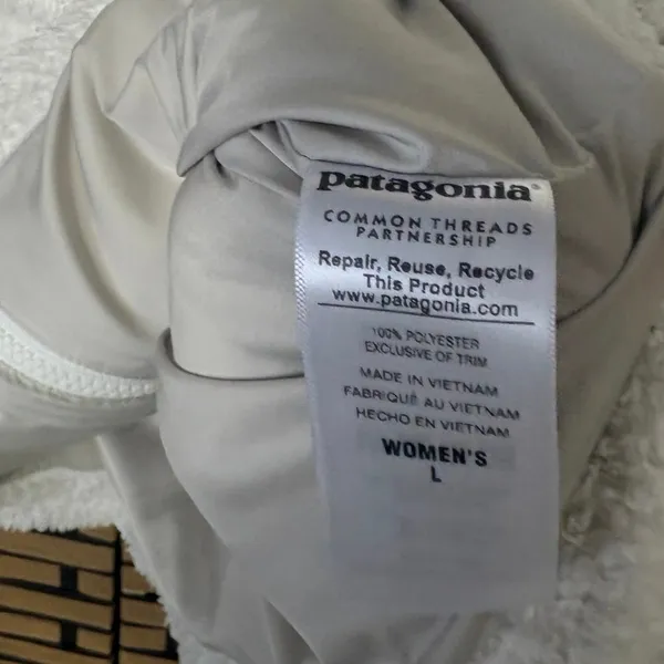 Patagonia White‎ Patagonia Los Gatos Fleece Vest Size Large - Image 11