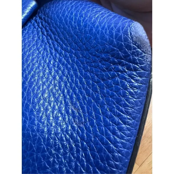 Vince Camuto Admiral Blue 100% Genuine Leather Crossbody Bag - Image 13