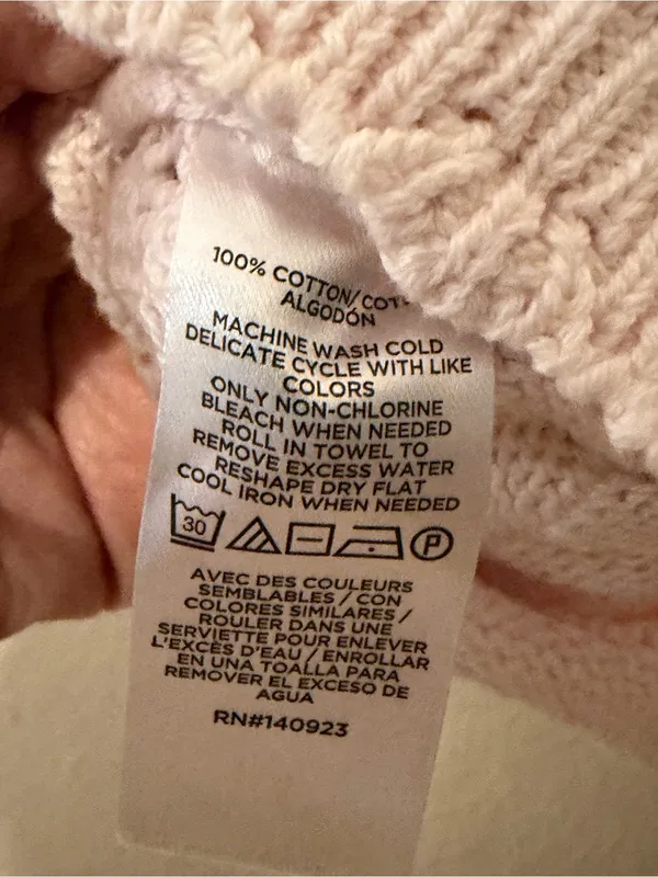 Loft Baby Pink Knit Sleeveless Sweater Size Medium - Image 4
