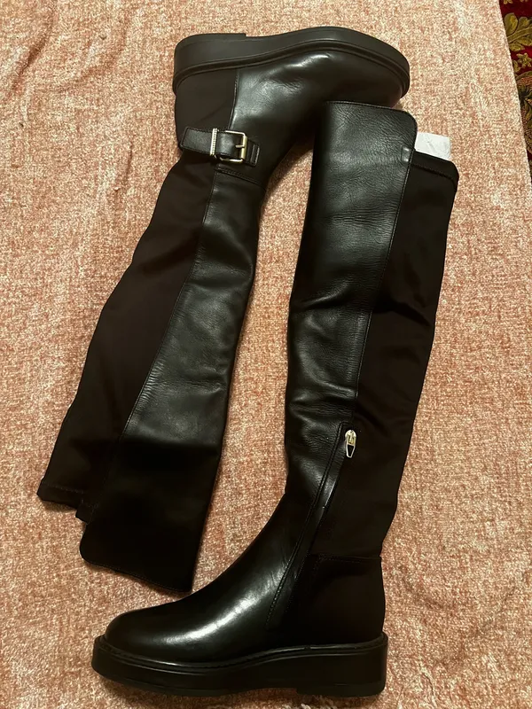 Dolce Vita black leather knee - Image 5