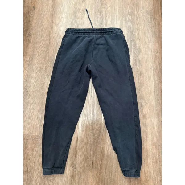 Tna Aritzia Womens Black Fleece Jogger Sweatpants Mid Rise Drawstring Size M - Image 3