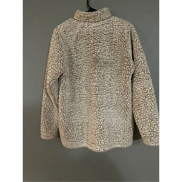 J. America Quarter Zip Pullover Sherpa Size Large - Image 2