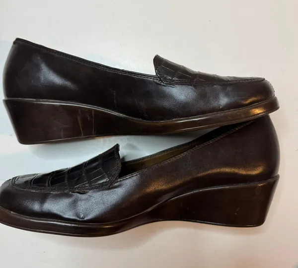 Aerosole A2 Wedge Slip-On Loafers Size 7.5 - Image 5