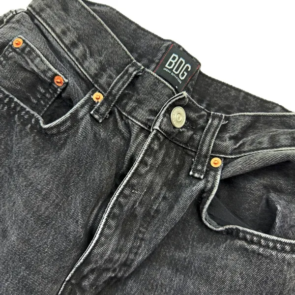 BDG Urban Outfitters High-Rise Baggy Black Denim Destroyed Denim - Image 8