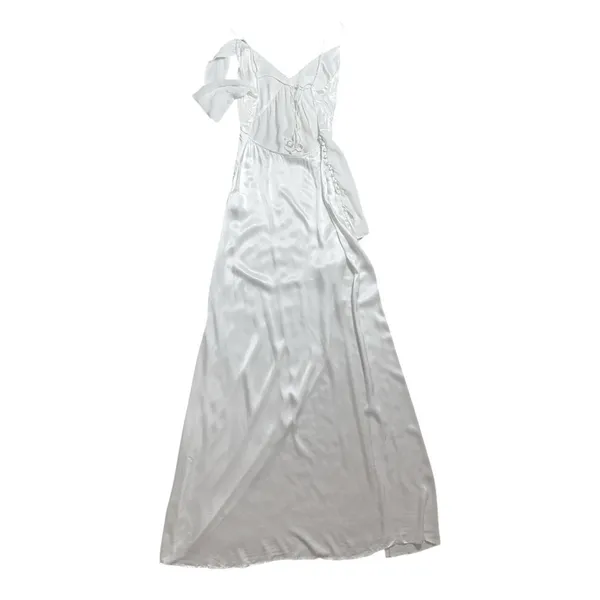 For Love & Lemons White Satin James Maxi Dress Women’s US S - Image 8