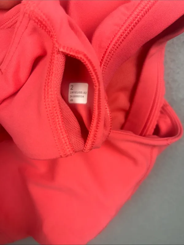 Lululemon Align Cropped Cami-tank top Coral Pink Size: 2 - Image 7